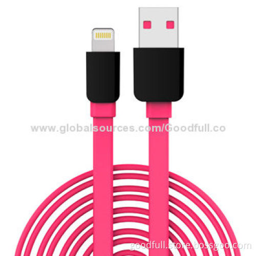 Lightning to USB Charger Sync Cables for iPhone 5/5S/5C, Supports iOS 7.1, 1/2/3m Length